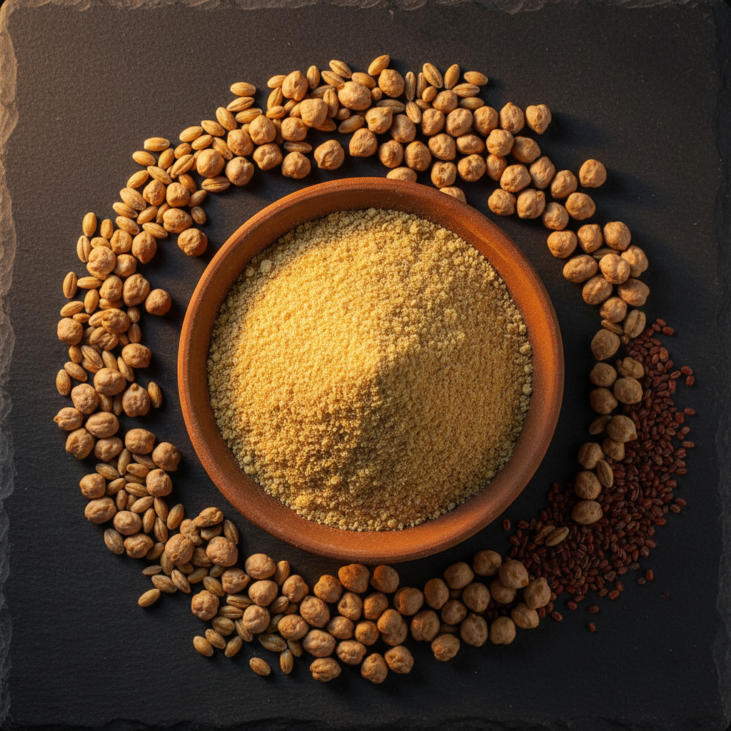 Roasted grains, ground the way a mother would