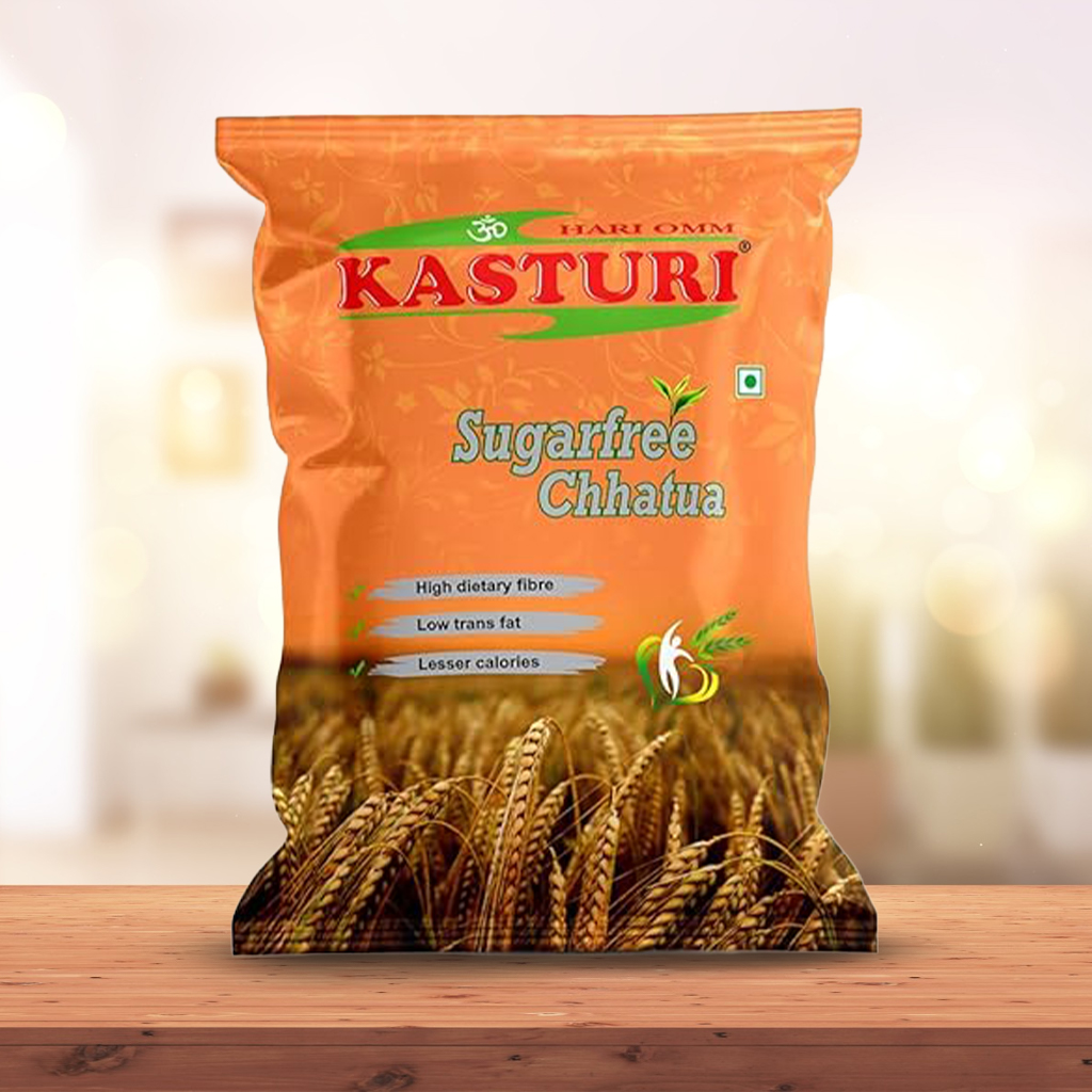 Kasturi Sugar-Free Chhatua pack — zero added sugar, high protein
